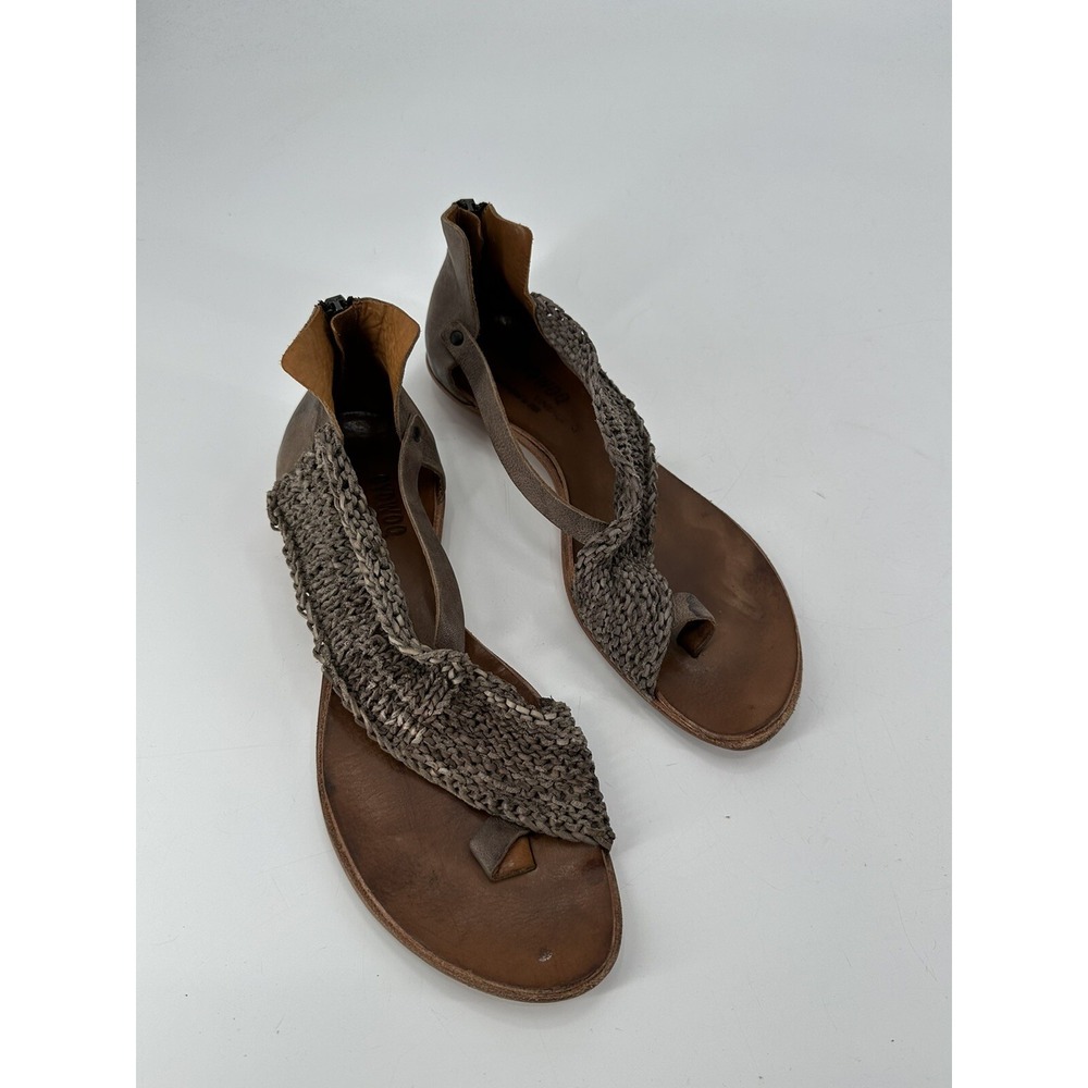 CYDWOQ VINTAGE‎ Woven Dion Sandal Women's Size EU 41 US 10 Light Brown